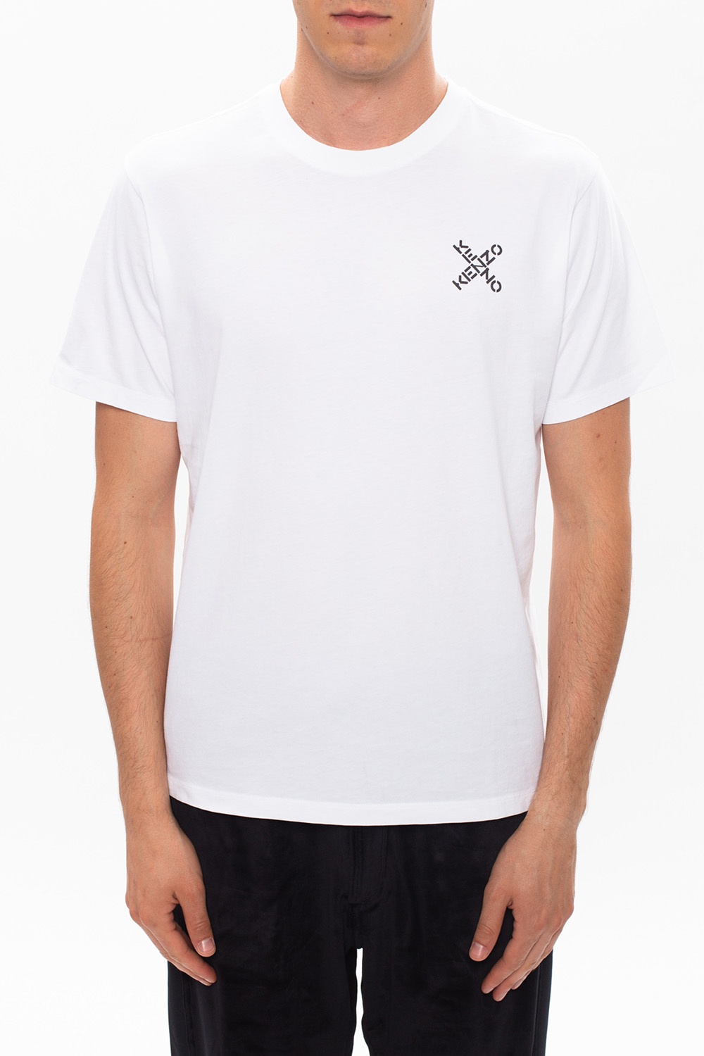 ami button down logo stripe oxford shirt - shirt Kenzo